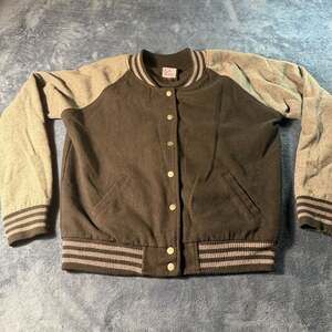 La Kitty Two-Tone Varsity Bomber Jacket Size XL